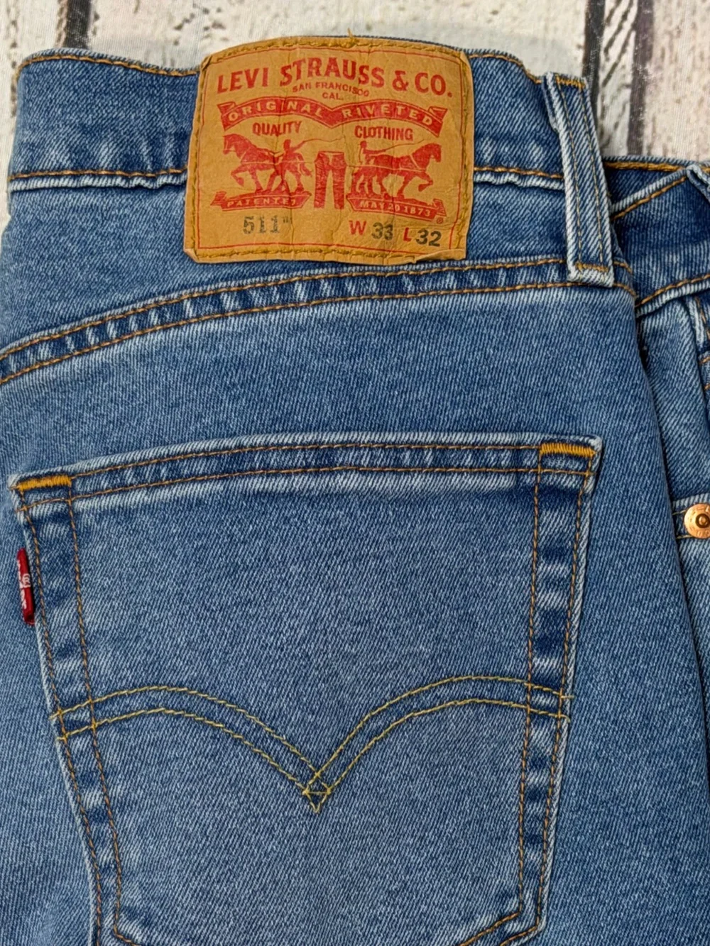 Levi's Men's Classic Blue Straight-Leg Jeans